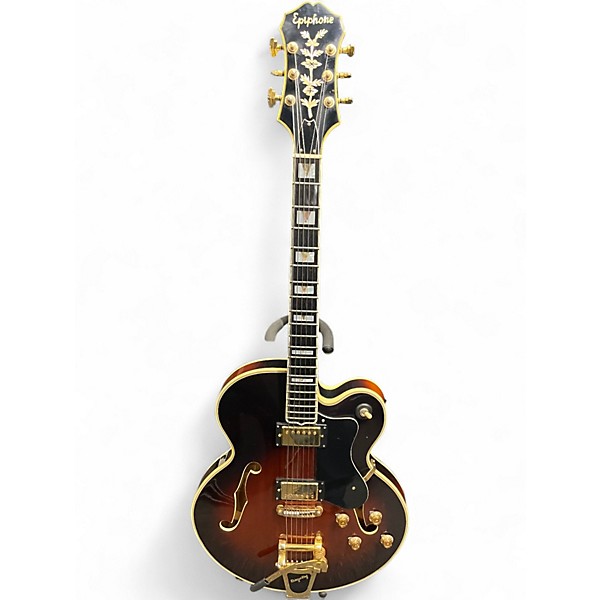 Used Epiphone Emperor T 3 Color Sunburst Hollow Body Electric Guitar