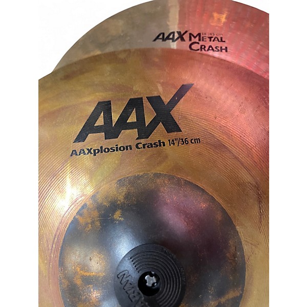 Used SABIAN 18in AAX Metal Crash Cymbal