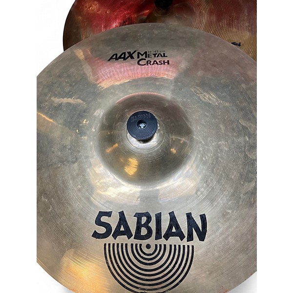 Used SABIAN 18in AAX Metal Crash Cymbal