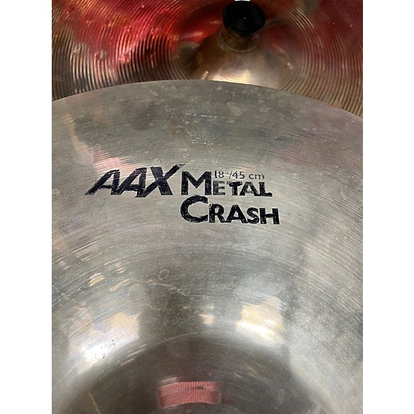 Used SABIAN 18in AAX Metal Crash Cymbal