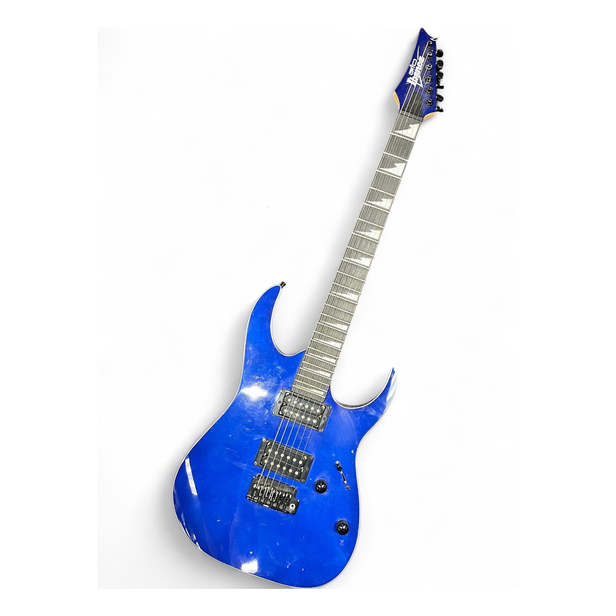 Used Ibanez Gio Ax Blue Solid Body Electric Guitar Blue | Guitar