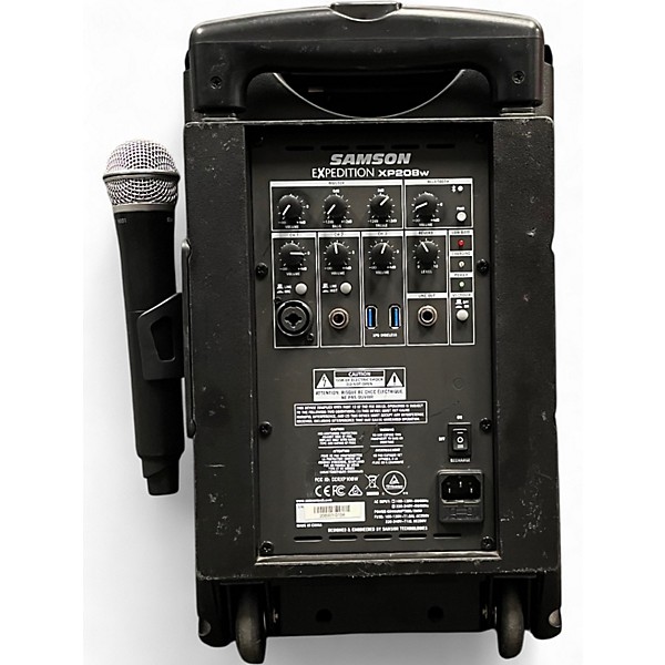Used Samson Samson Expedition XP208w Portable PA System with Wireless Ha Sound Package