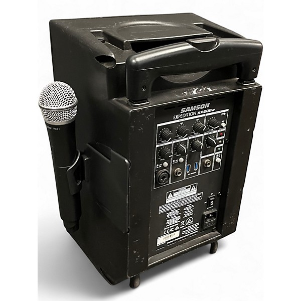 Used Samson Samson Expedition XP208w Portable PA System with Wireless Ha Sound Package
