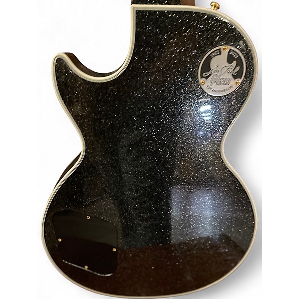 Used Gibson Les Paul Custom LIMITED FINISH BLACK SPARKLE Solid Body Electric Guitar