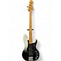 Used Fender Player Plus Active Precision Bass Black and White Electric Bass Guitar thumbnail