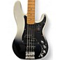 Used Fender Player Plus Active Precision Bass Black and White Electric Bass Guitar