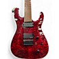 Used Jackson SOLOIST 7 SLATHXDS37 Trans Red Solid Body Electric Guitar