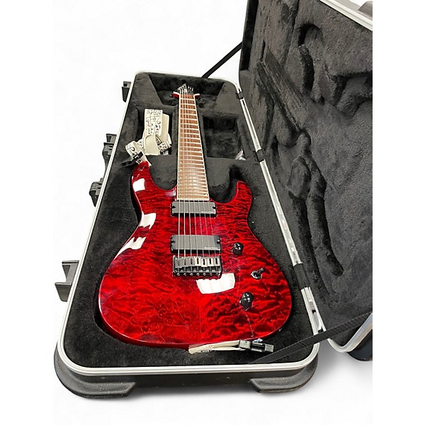 Used Jackson SOLOIST 7 SLATHXDS37 Trans Red Solid Body Electric Guitar