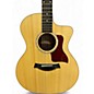 Used Taylor 214CE DLX Natural Acoustic Electric Guitar