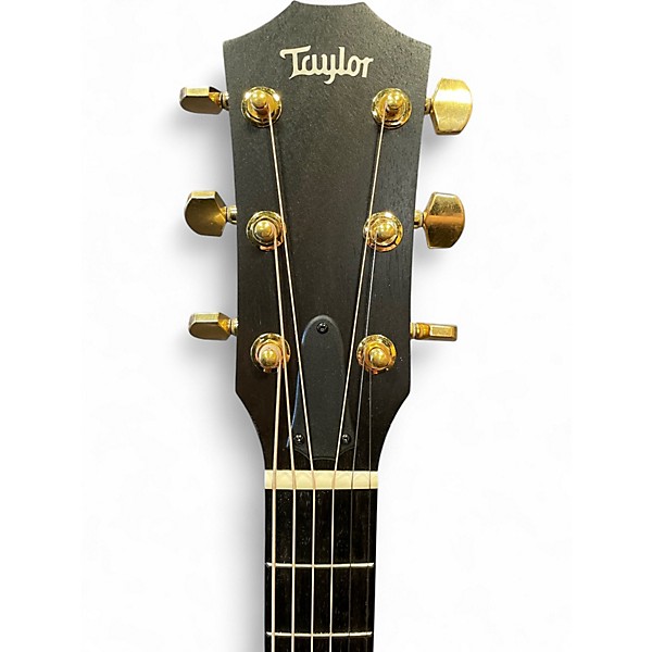 Used Taylor 214CE DLX Natural Acoustic Electric Guitar