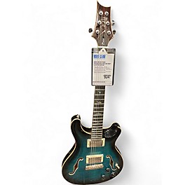 Used PRS SE PIEZO PEACOCK BLUE Hollow Body Electric Guitar