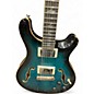 Used PRS SE PIEZO PEACOCK BLUE Hollow Body Electric Guitar