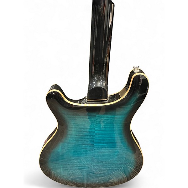 Used PRS SE PIEZO PEACOCK BLUE Hollow Body Electric Guitar