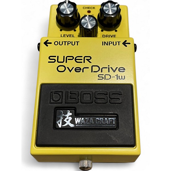 Used BOSS SD1W Super Overdrive Waza Craft Effect Pedal