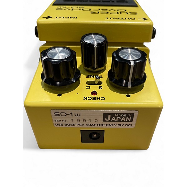 Used BOSS SD1W Super Overdrive Waza Craft Effect Pedal
