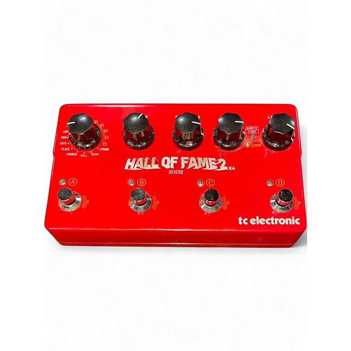 ギター tc electronic HALL OF FAME 2 X4 TC Electronic Hall Of Fame 2 x4 Reverb Pedal | Sweetwater