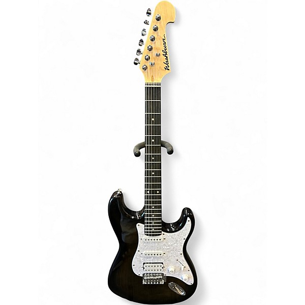 Used Washburn SONAMASTER DELUXE Black Solid Body Electric Guitar