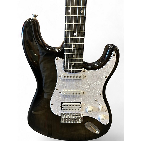 Used Washburn SONAMASTER DELUXE Black Solid Body Electric Guitar