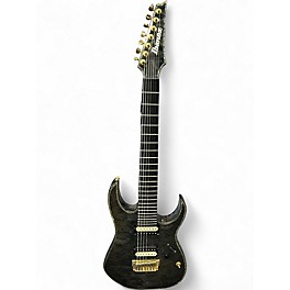Used Ibanez RGIX27FEQM RG IRON LABEL 7 STRING QUILT TOP MAPLE Solid Body Electric Guitar