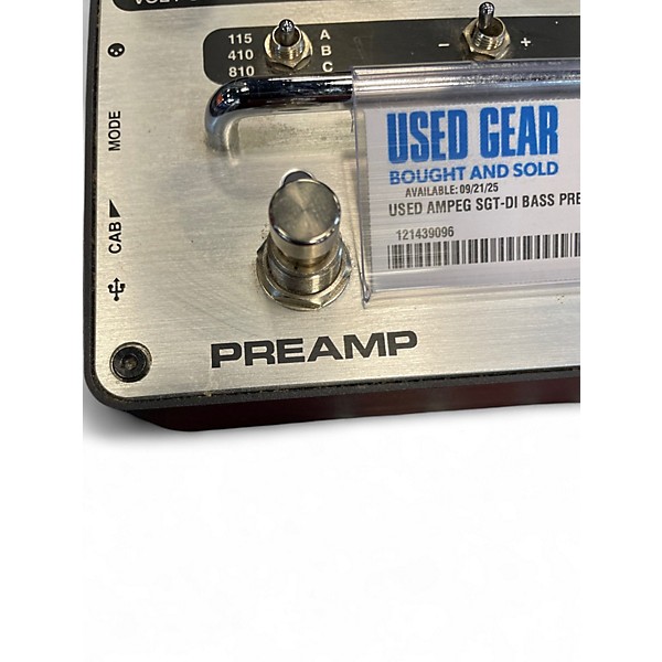 Used Ampeg SGT-DI Bass Preamp