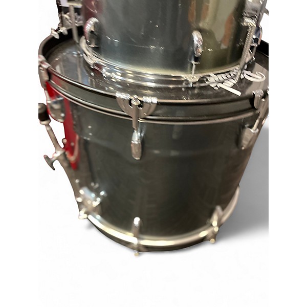 Used Pearl 4 Piece ROADSHOW Charcoal METALLIC Drum Kit