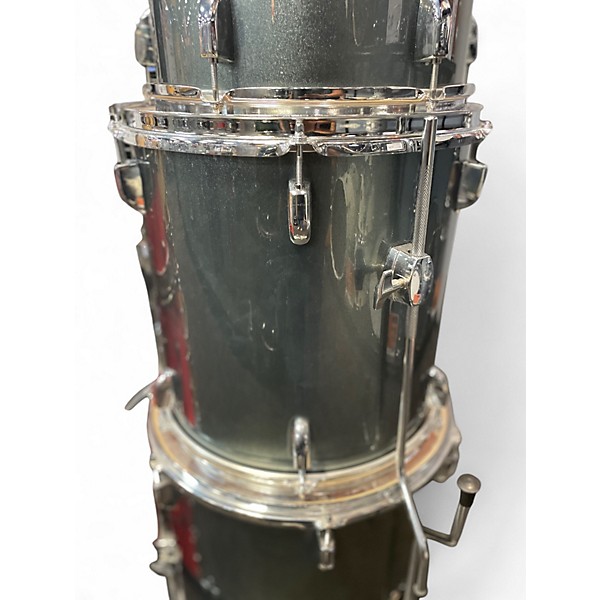 Used Pearl 4 Piece ROADSHOW Charcoal METALLIC Drum Kit