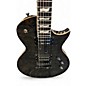 Used 2009 ESP kiso custom shop eclipse Quilted Maple See Thru Black Solid Body Electric Guitar