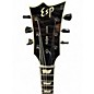 Used 2009 ESP kiso custom shop eclipse Quilted Maple See Thru Black Solid Body Electric Guitar
