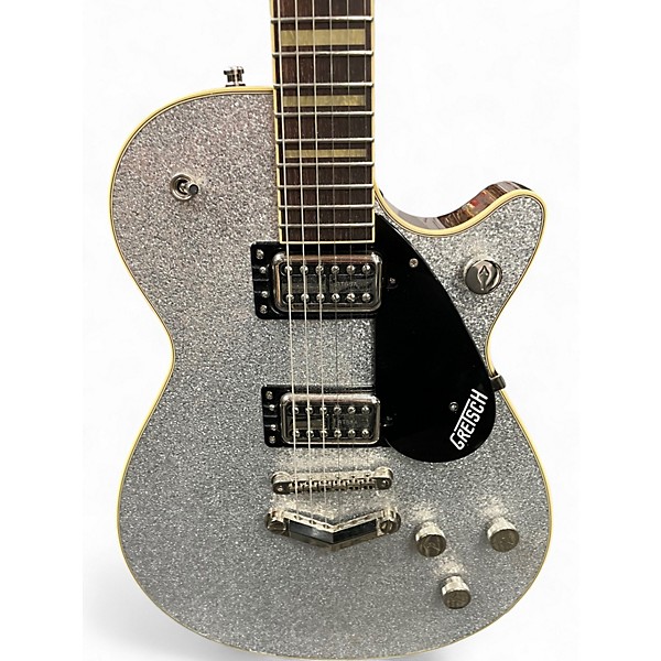 Used Gretsch Guitars G6229 Silver Sparkle Solid Body Electric Guitar