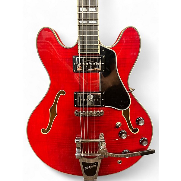 Used Eastman T486B-RD Red Hollow Body Electric Guitar