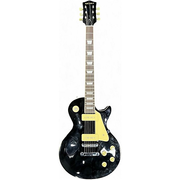 Used Gear It LP 100 Black Solid Body Electric Guitar