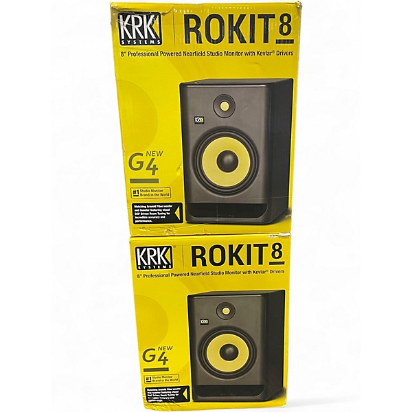Used KRK RP8G4-NA PAIR Powered Monitor