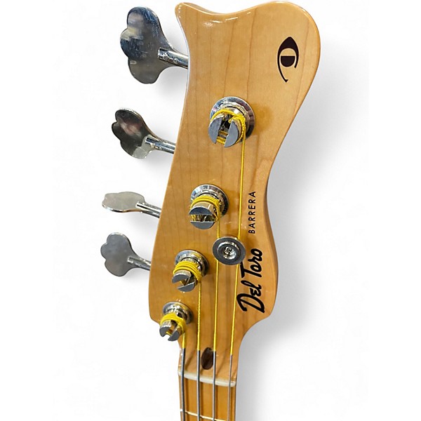 Used Del Toro Guitars BARRERA 4 STRING BASS Blonde Electric Bass Guitar