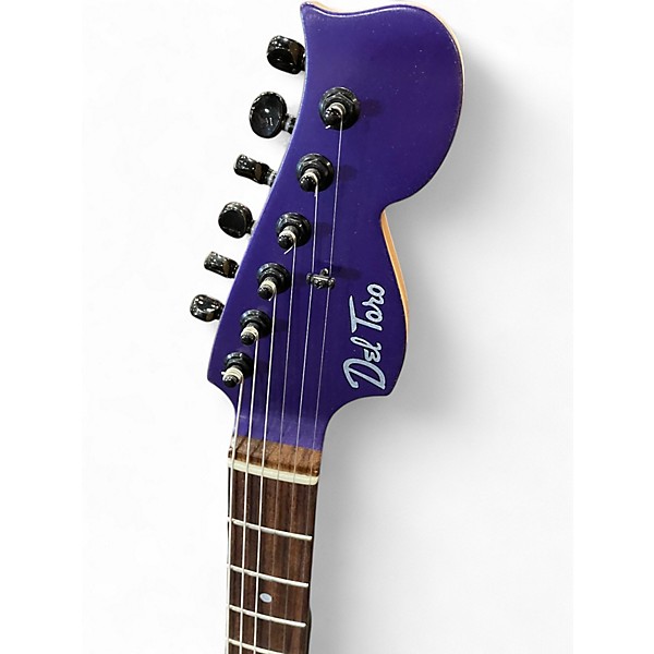 Used Del Toro Guitars VERONICA STRAT STYLE SATIN PURPLE METALLIC NITRO LAQUER Solid Body Electric Guitar