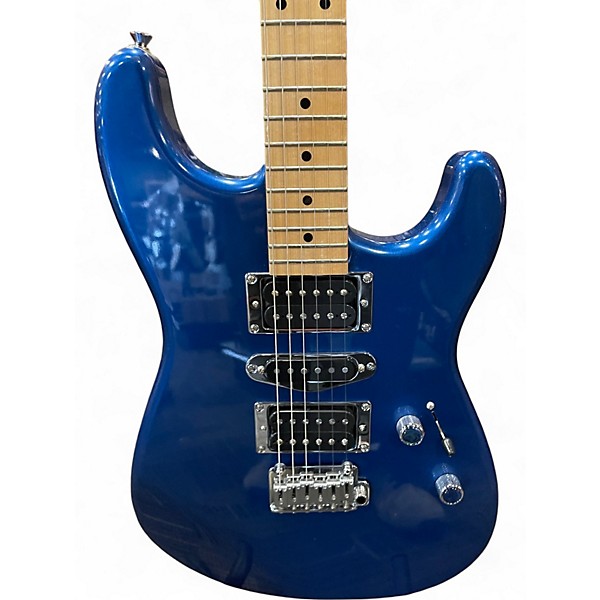 Used Del Toro Guitars VERONICA MODERN ROYAL METALLIC BLUE NITRO LAQUER Solid Body Electric Guitar