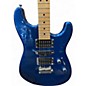 Used Del Toro Guitars VERONICA MODERN ROYAL METALLIC BLUE NITRO LAQUER Solid Body Electric Guitar
