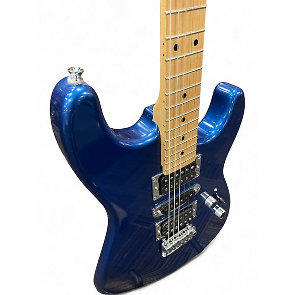 Used Del Toro Guitars VERONICA MODERN ROYAL METALLIC BLUE NITRO LAQUER Solid Body Electric Guitar