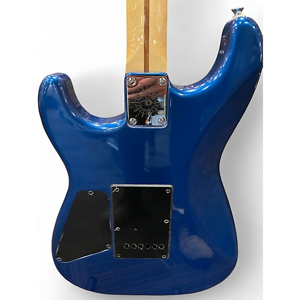 Used Del Toro Guitars VERONICA MODERN ROYAL METALLIC BLUE NITRO LAQUER Solid Body Electric Guitar