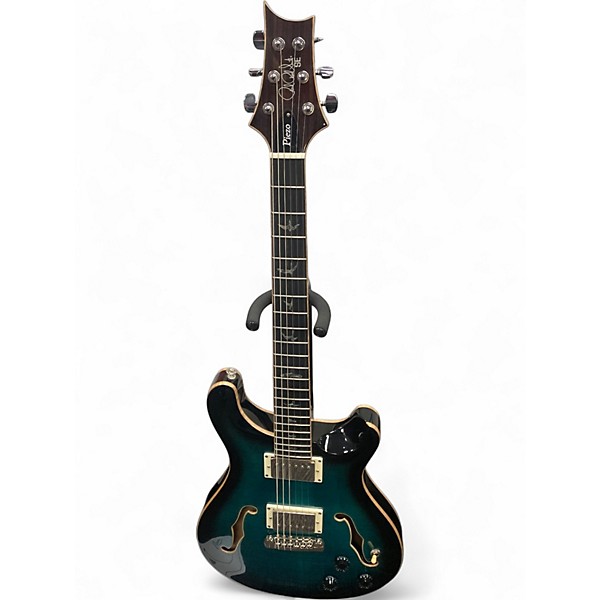 Used PRS SE Hollowbody II PIEZO PEACOCK BLUE Hollow Body