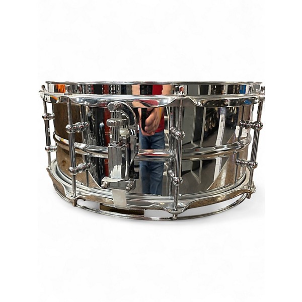 Used Ludwig 6X13 Supralite Snare Chrome Drum