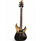 Used Schecter Guitar Research C1 Standard Black Fade Burst Burl  Solid Body Electric Guitar thumbnail