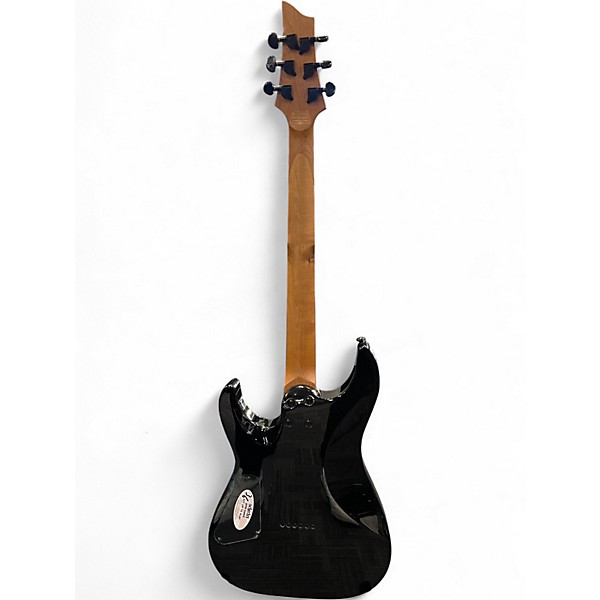Used Schecter Guitar Research C1 Standard Black Fade Burst Burl  Solid Body Electric Guitar