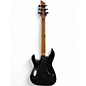Used Schecter Guitar Research C1 Standard Black Fade Burst Burl  Solid Body Electric Guitar