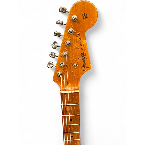 Used 2017 Fender Customer Shop 1956 Stratocaster Relic Aged Lake Placid Blue Solid Body Electric Guitar