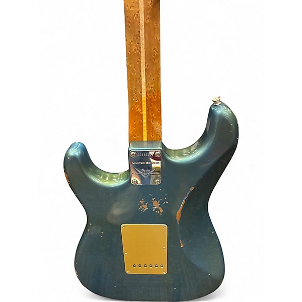 Used 2017 Fender Customer Shop 1956 Stratocaster Relic Aged Lake Placid Blue Solid Body Electric Guitar