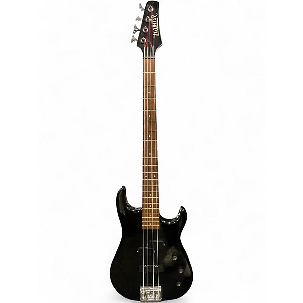 Used Hammer Slammer Series Black Electric Bass Guitar