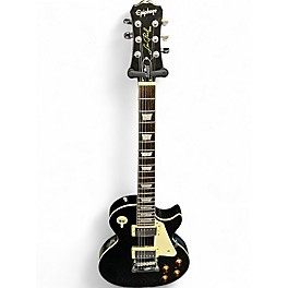 Used Epiphone Les Paul Standard Ebony Solid Body Electric Guitar