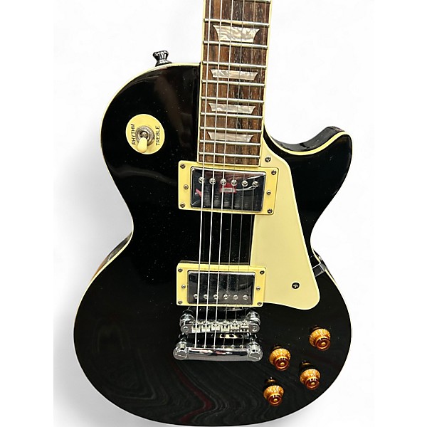 Used Epiphone Les Paul Standard Ebony Solid Body Electric Guitar
