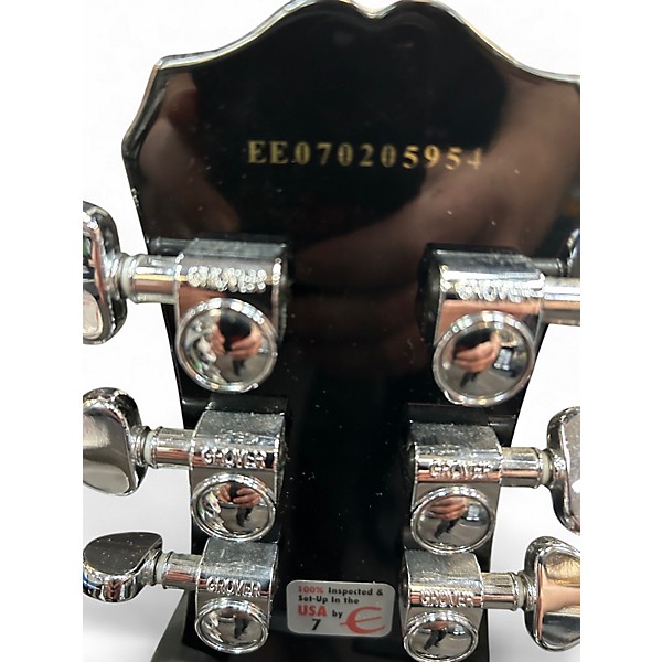 Used Epiphone Les Paul Standard Ebony Solid Body Electric Guitar