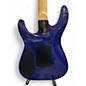 Used Jackson JS34Q Blue Solid Body Electric Guitar